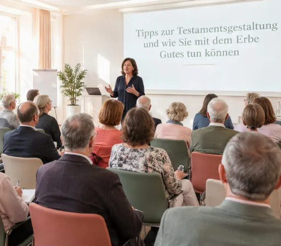 Info-Veranstaltungen zu den Themen Erbe und Testament
