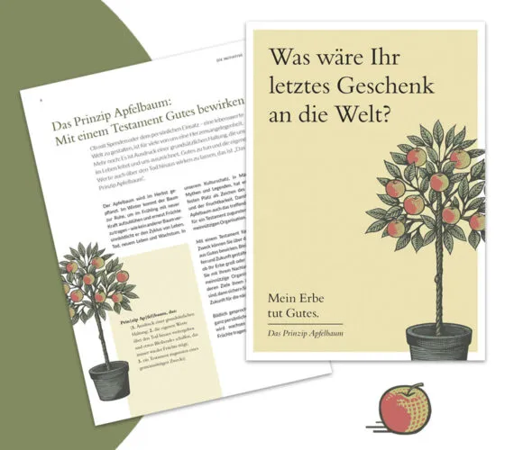 Mit Hilfe unserer kostenlosen Info-Broschüre erhalten Sie umfangreiche Informationen zur Testamentsspende.